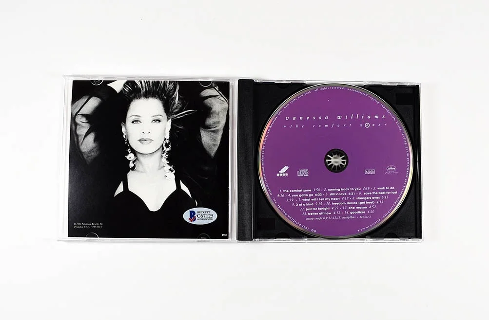 Vanessa Williams Autographed Signed CD Certified Authentic Beckett BAS COA, image 2