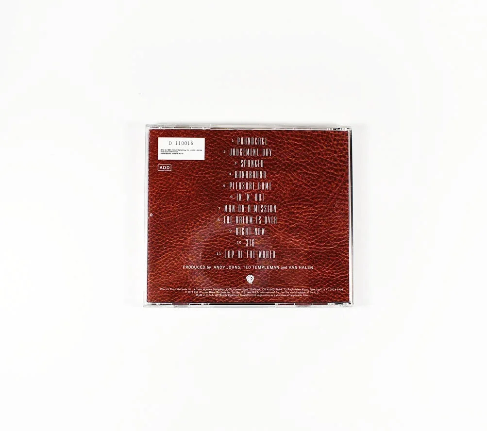 Van Halen Eddie Sammy Alex Michael Autographed Signed CD Beckett BAS COA LOA, image 3