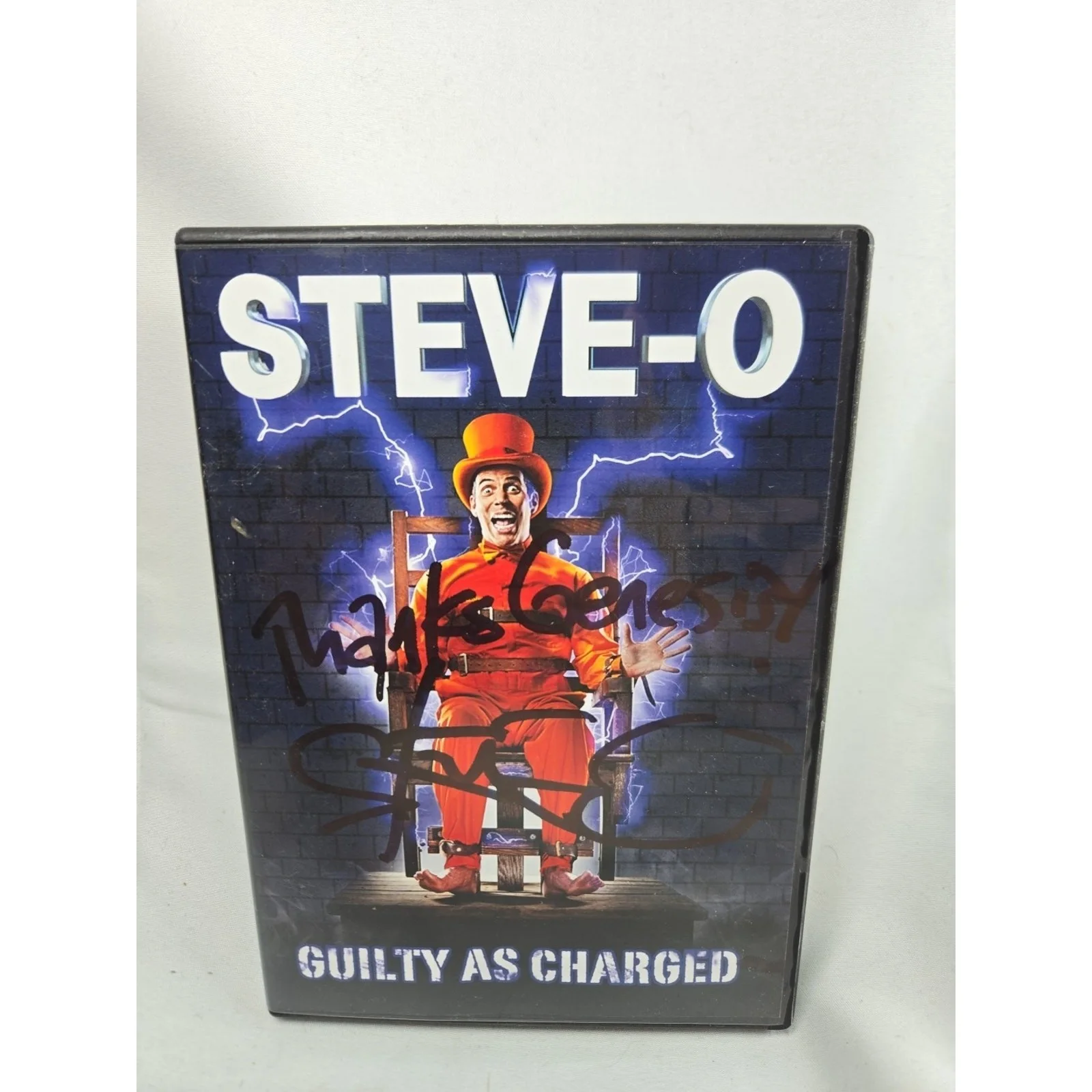 Autographed Steve-o Guilty as Charged DVD, image 2