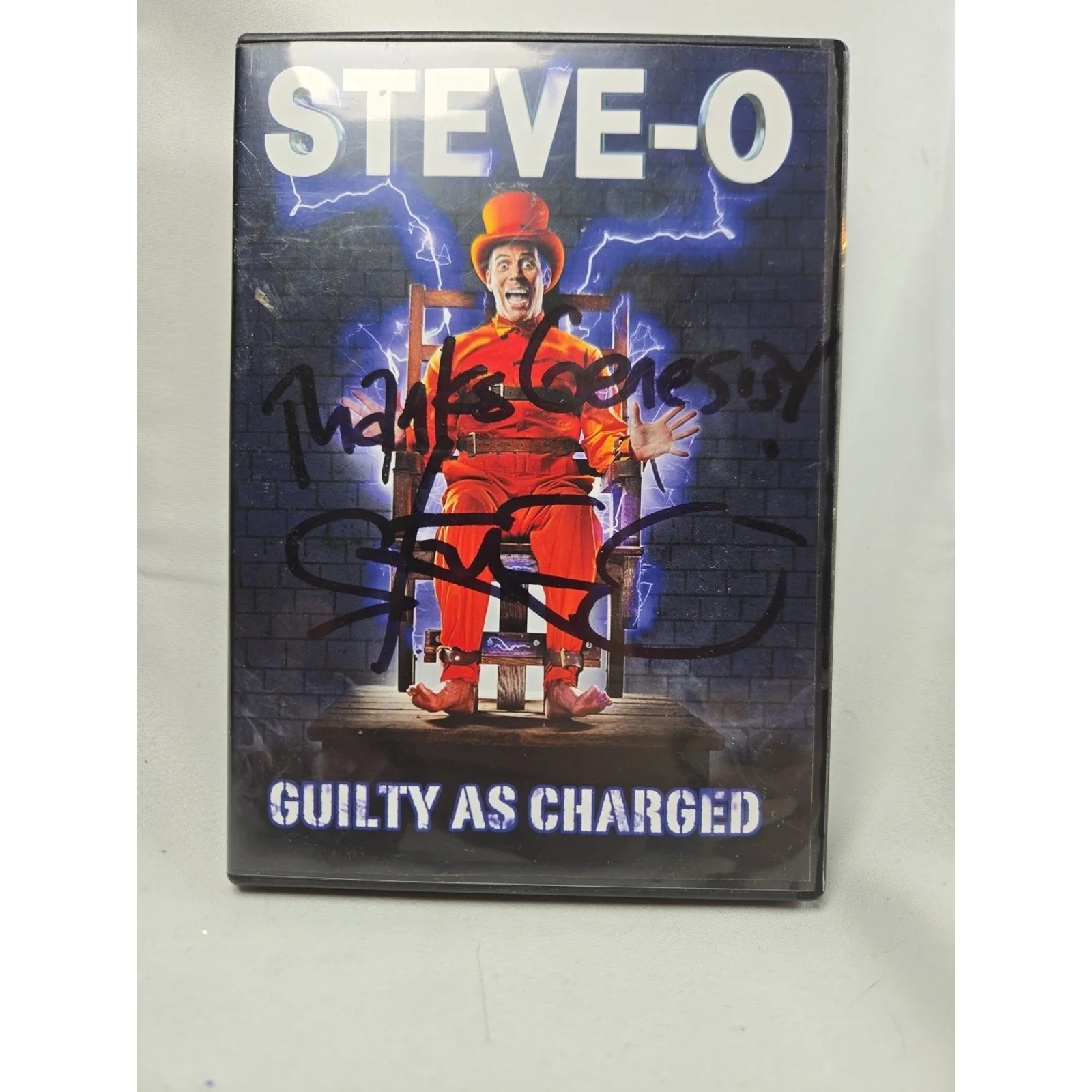 Autographed Steve-o Guilty as Charged DVD, image 3