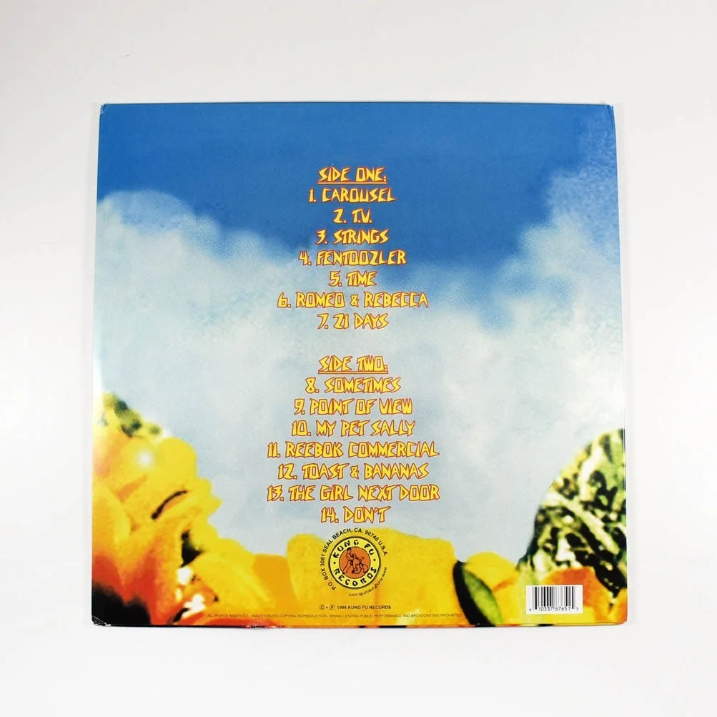 Travis Barker Blink 182 Buddha Autographed Signed Album LP Record BAS COA, image 2
