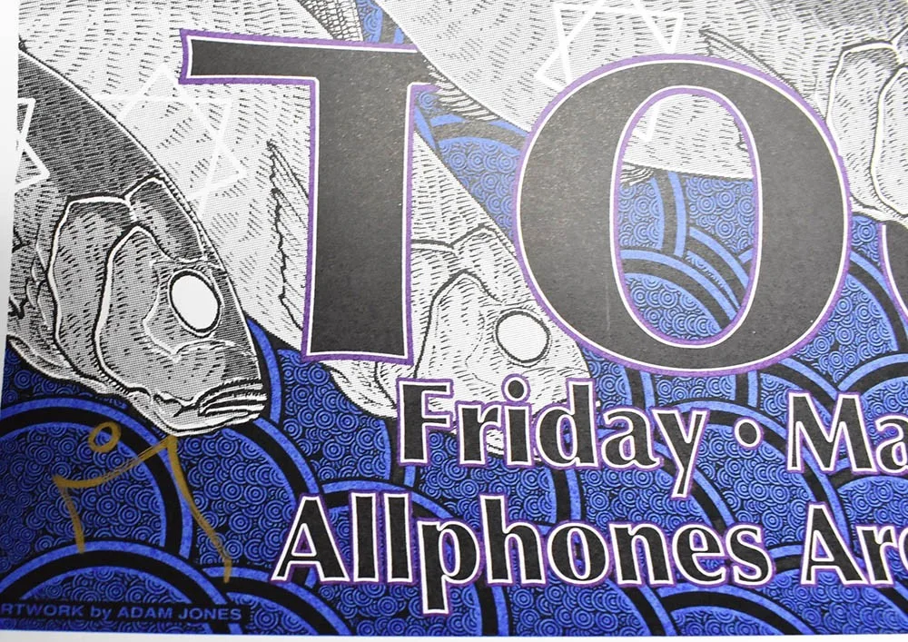 Tool Sydney 05 03 2013 Allphones Arena Autographed Signed Poster Authentic, изображение 3
