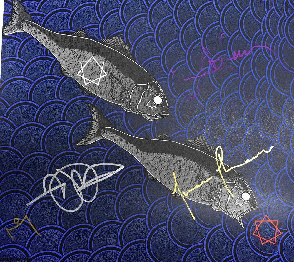 Tool Sydney 05 04 2013 Allphones Arena Autographed Signed Poster Authentic, изображение 2