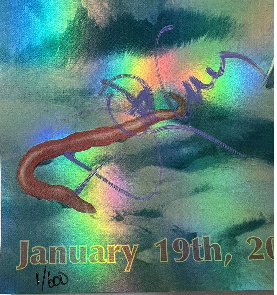 Tool San Diego Viejas Arena Autographed Signed Poster Authentic, image 4