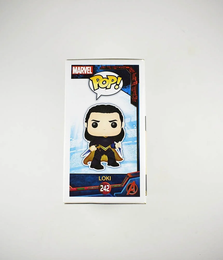 tom hiddleston — Tom Hiddleston Avengers Loki 242 Autographed Signed Funko Pop Authentic JSA COA, image 4