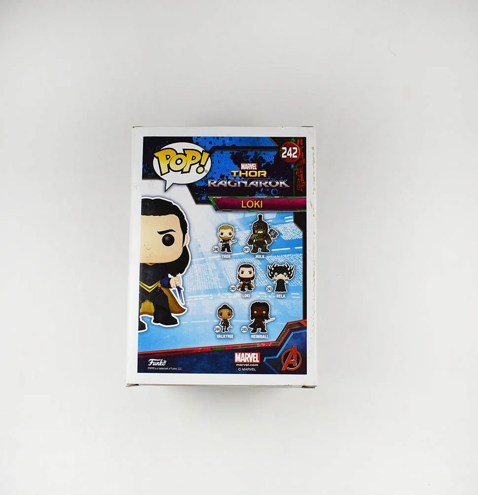 tom hiddleston — Tom Hiddleston Avengers Loki 242 Autographed Signed Funko Pop Authentic JSA COA, image 5