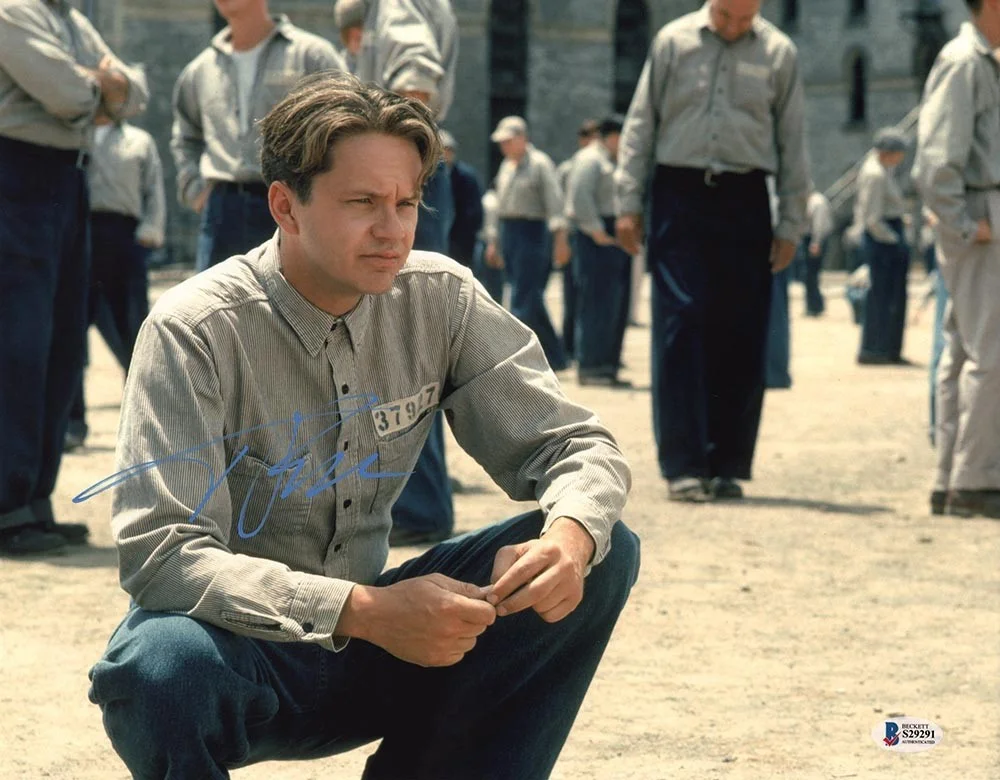 Tim Robbins — Tim Robbins Shawshank Redemption Autographed Signed 11x14 Photo Beckett BAS COA
