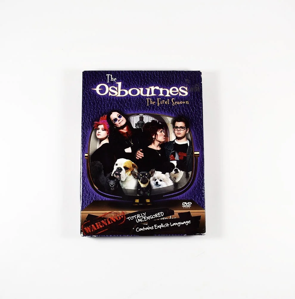 Show Cast — The Osbournes by Ozzy Sharon Jack Kelly Autographed Signed DVD Beckett BAS COA