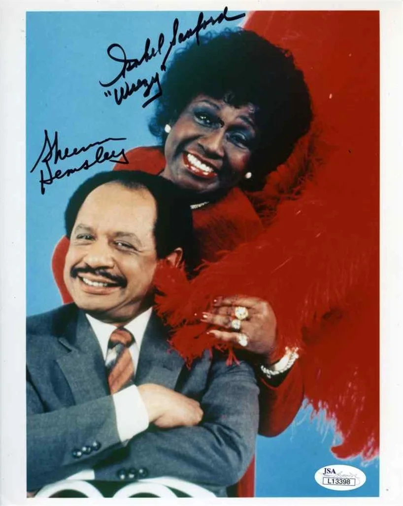 Show Cast — The Jeffersons Hemsley Sanford Autographed Signed 8x10 Photo Certified JSA COA