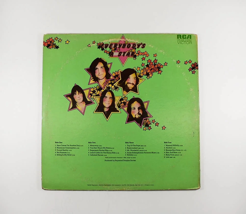 The Kinks Ray Davies Dave Davies Autographed Signed Album LP Record BAS COA, изображение 2