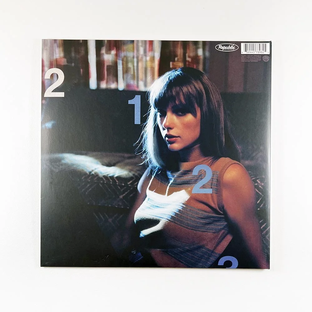 Taylor Swift Midnights Moonstone Blue Autographed Signed Album LP Record BAS COA, изображение 3
