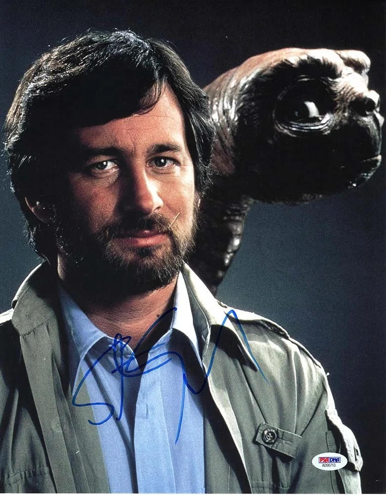 Steven Spielberg — Steven Spielberg ET Autographed Signed 11x14 Photo Authentic PSA/DNA COA