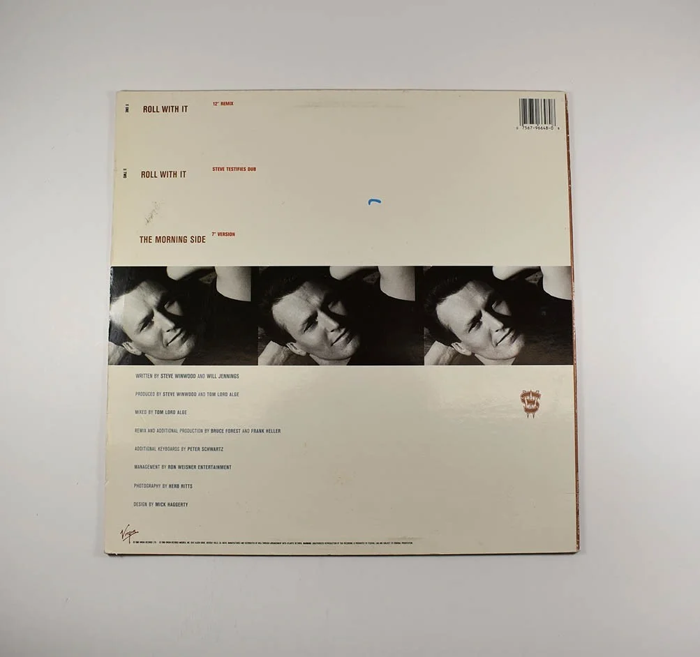 Steve Winwood Roll With It Autographed Signed Album LP Record JSA CO, image 2