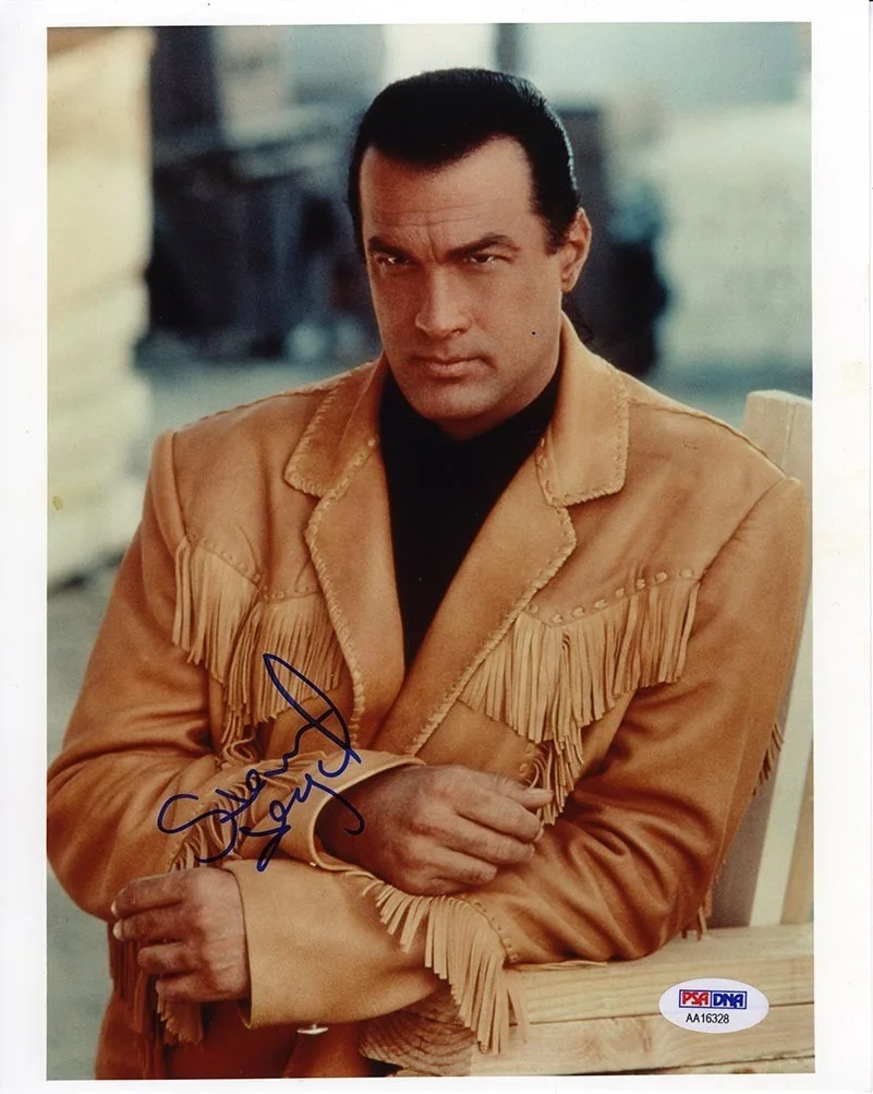 steven seagal — Steven Seagal Autographed Signed 8x10 Photo Certified Authentic PSA/DNA COA