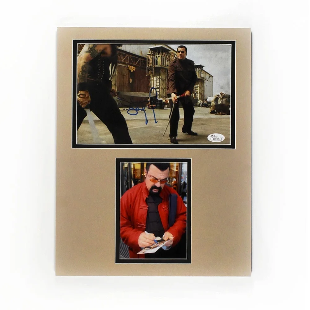 Steven Seagal — Steven Seagal Machete Autographed Signed 11x14 Photo Certified Authentic JSA COA