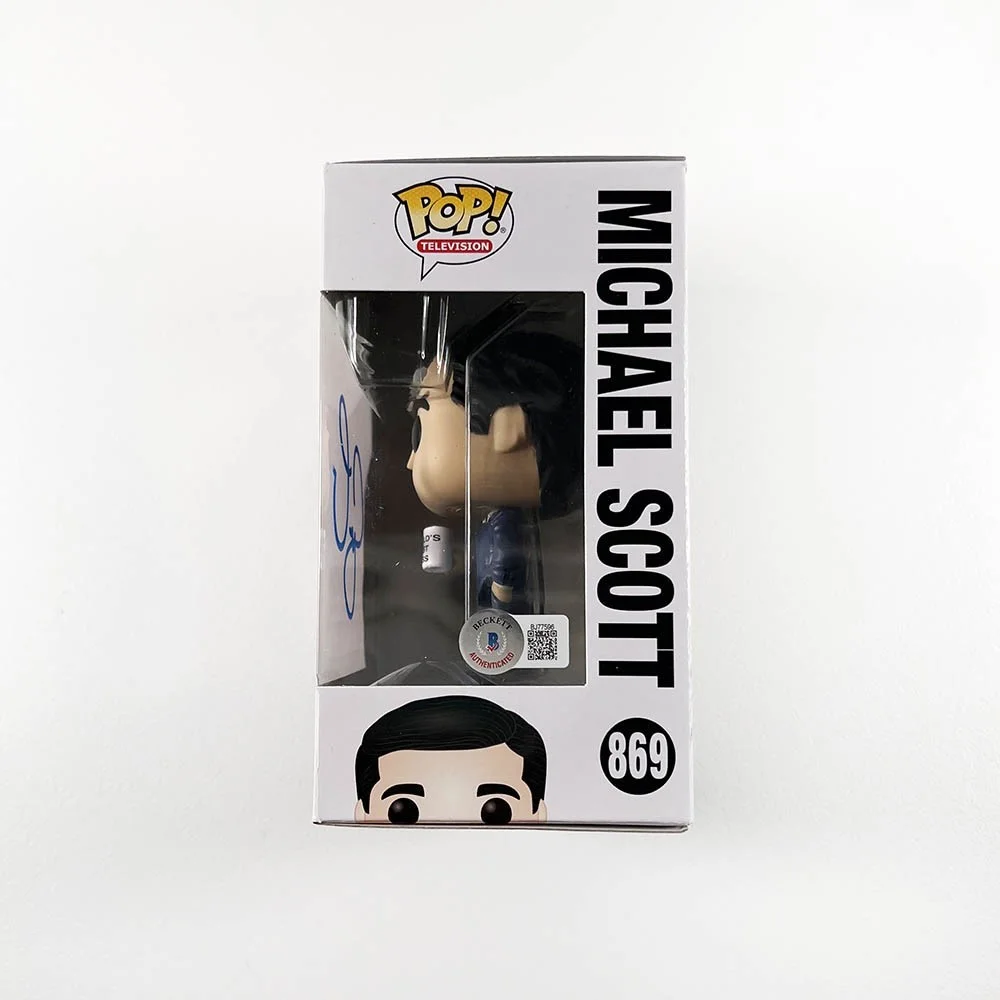 steve carell — Steve Carell The Office Autographed Signed Funko Pop Certified Authentic BAS COA, image 2