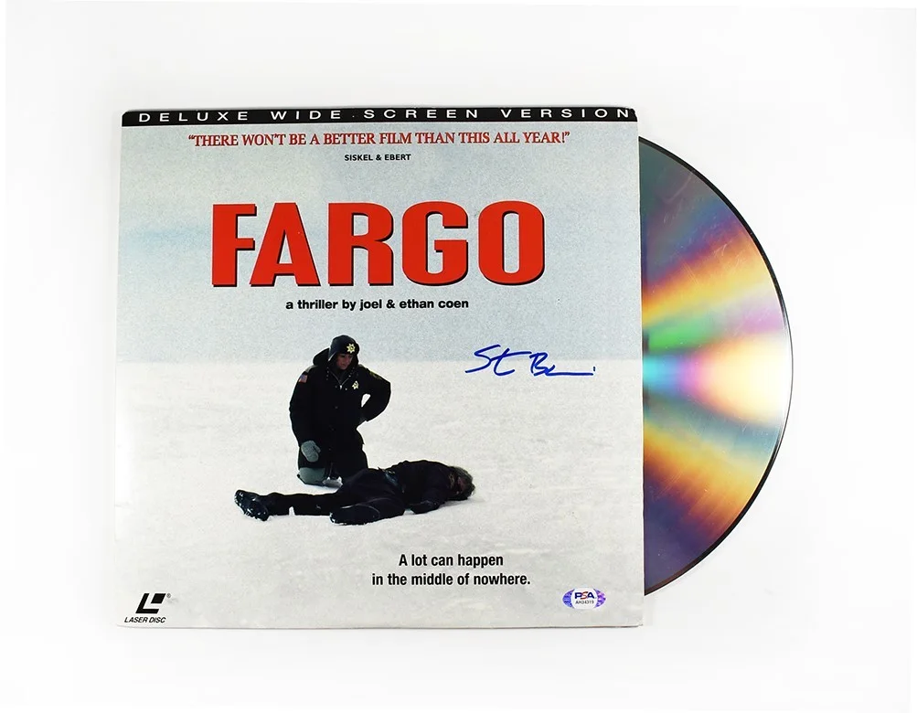 Steve Buscemi — Steve Buscemi Fargo Autographed Signed Laserdisc Certified Authentic PSA/DNA COA