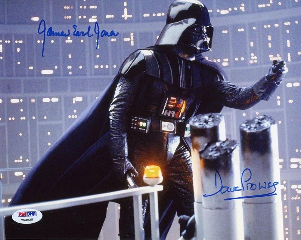 Dave Prowse and James Earl Jones — Star Wars Darth Vader Jones and Prowse Autographed Signed 8x10 Photo PSA/DNA COA
