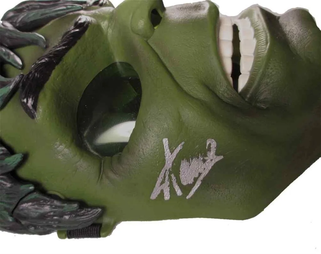 Stan Lee — Stan Lee Incredible Hulk Mask Avengers Endgame Autographed Signed PSA/DNA COA, image 2