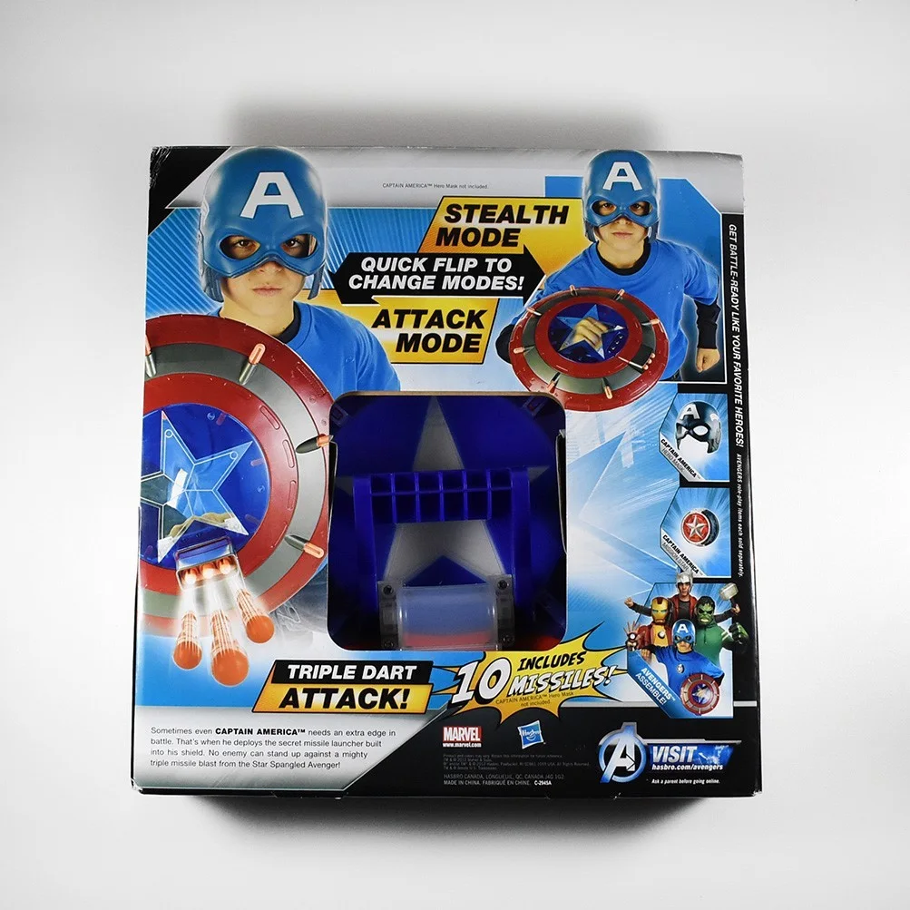 Stan Lee — Stan Lee Captain America Avengers Endgame Auto Signed Blast Shield PSA/DNA COA, image 2
