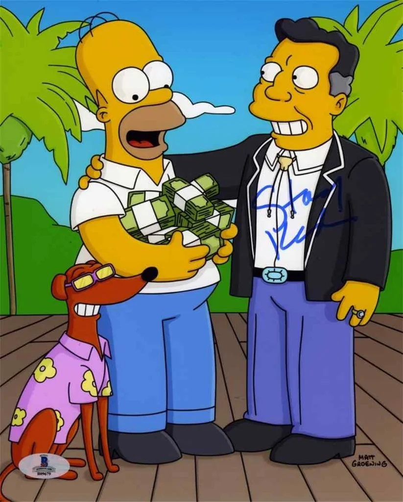 Stacy Keach — Stacy Keach Simpsons Autographed Signed 8x10 Photo Beckett BAS COA