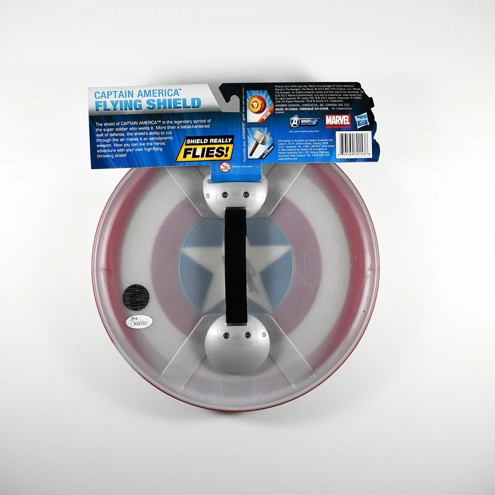 Stan Lee — Stan Lee Captain America Avengers Endgame Autographed Signed Flying Shield JSA, image 2