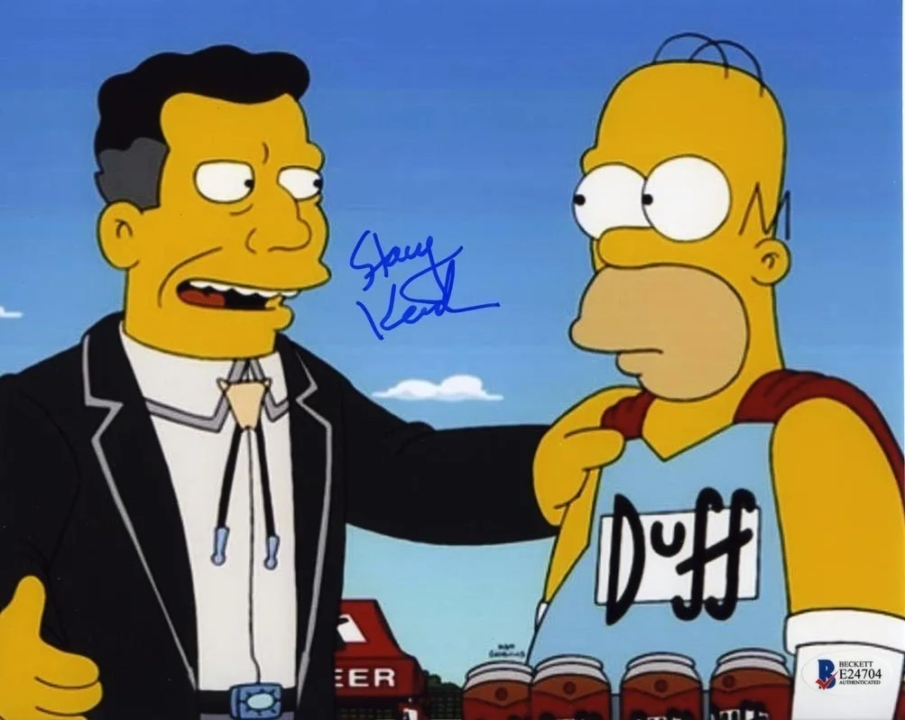 Stacy Keach — Stacy Keach Simpsons Autographed Signed 8x10 Photo Beckett BAS COA