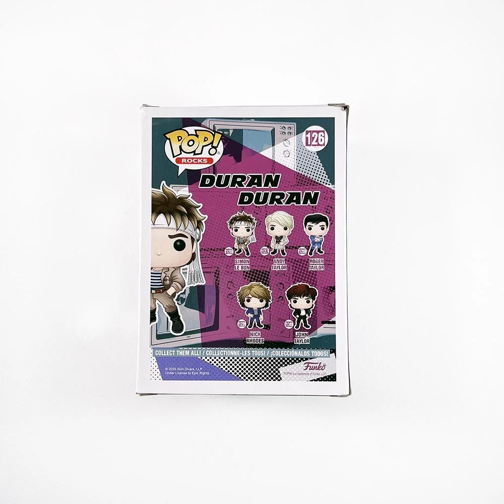 Simon Le Bon Duran Duran Autographed Signed Funko Pop Authentic Beckett BAS COA, image 2