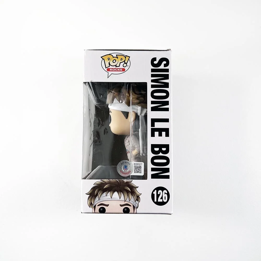 Simon Le Bon Duran Duran Autographed Signed Funko Pop Authentic Beckett BAS COA, image 3