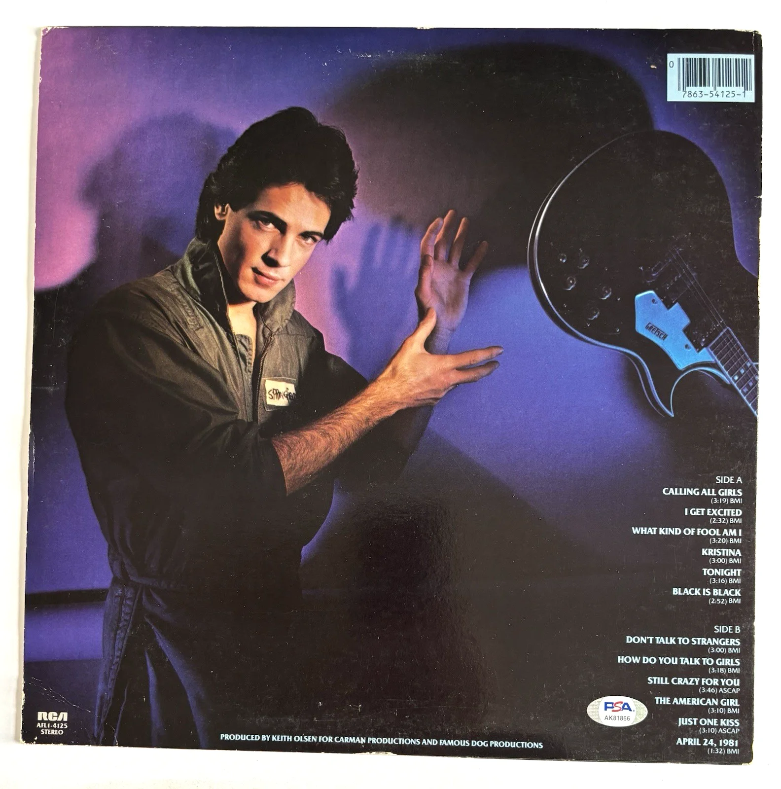 RICK SPRINGFIELD Signed SUCCESS HASN’T Vinyl LP RECORD Album PSA DNA COA Proof, изображение 4