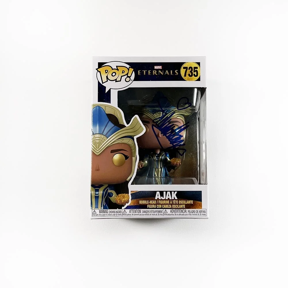 Salma Hayek — Salma Hayek Eternals Ajak Autographed Signed Funko Pop Authentic PSA/DNA