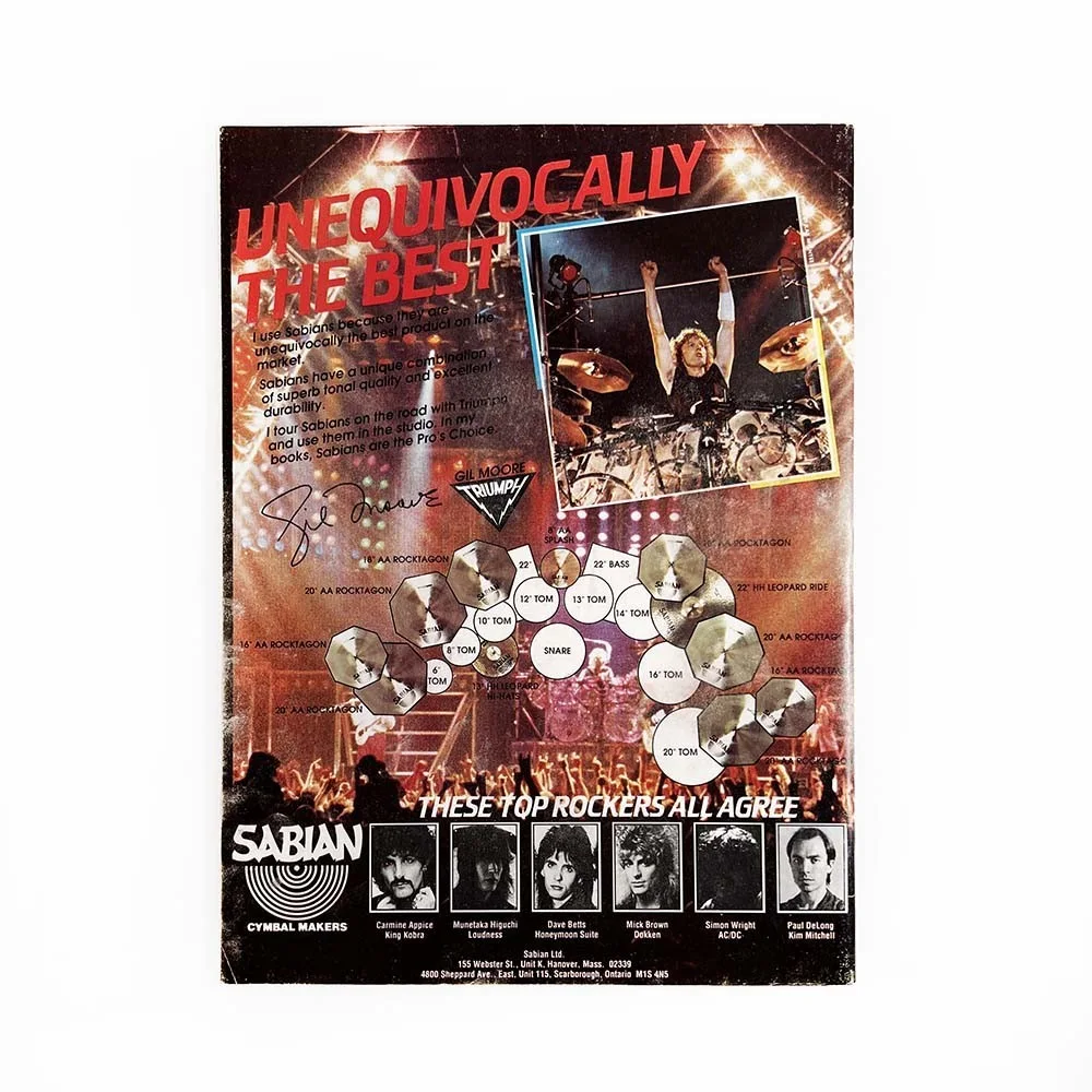 Robert Smith The Cure Creem Autographed Signed Magazine Certified Authentic BAS, image 2
