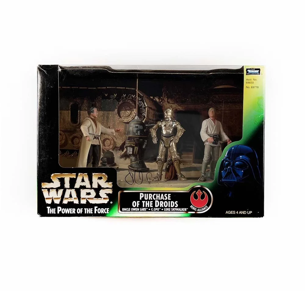Phil Brown — Phil Brown Uncle Owen Star Wars Autographed Signed Action Figure Authentic BAS