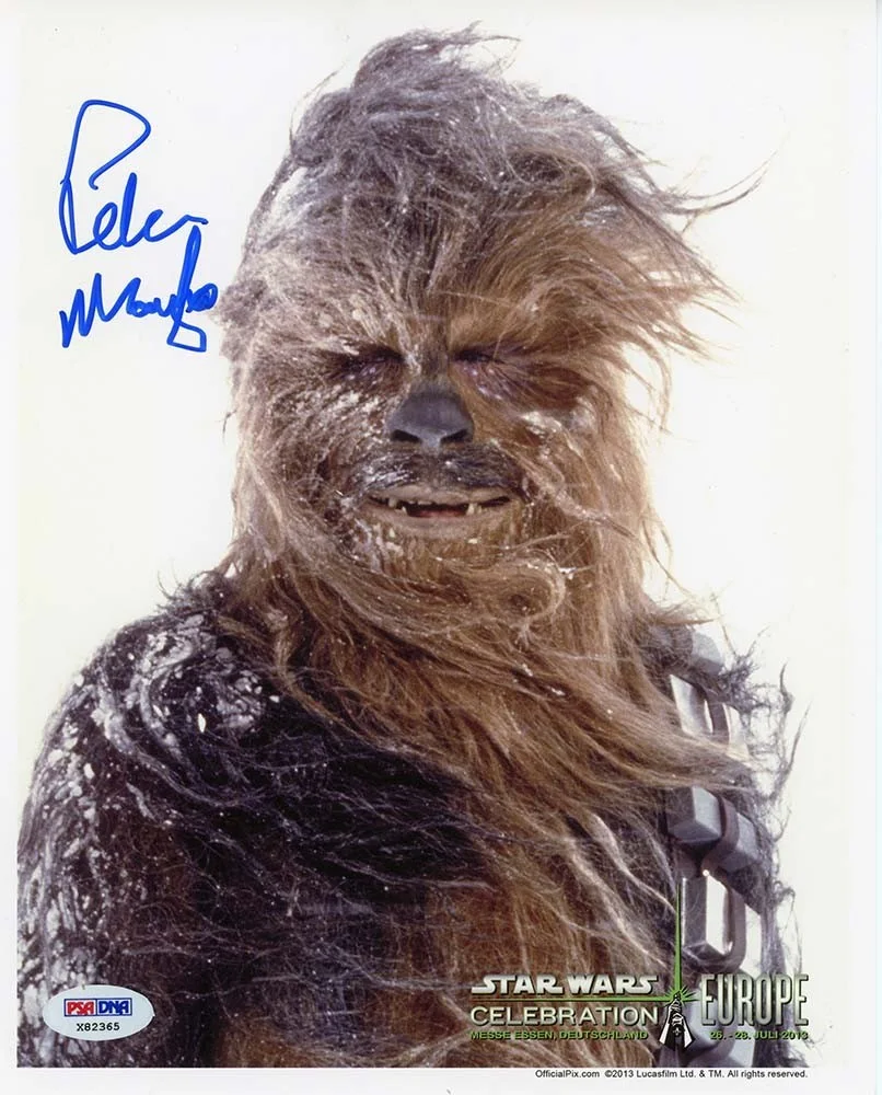 Peter Mayhew — Peter Mayhew Star Wars Autographed Signed 8x10 Photo Authentic PSA/DNA COA