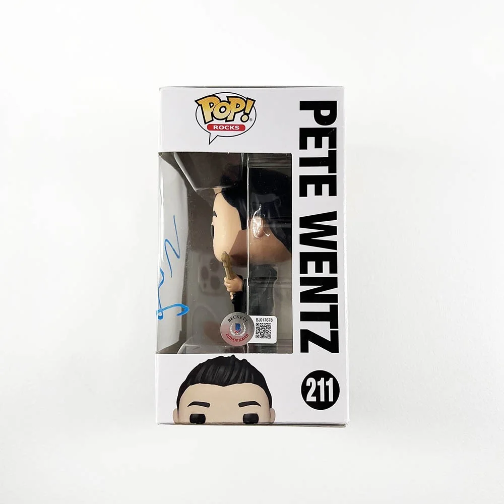 Pete Wentz Fall Out Boy Autographed Signed Funko Pop Certified Authentic BAS COA, image 3