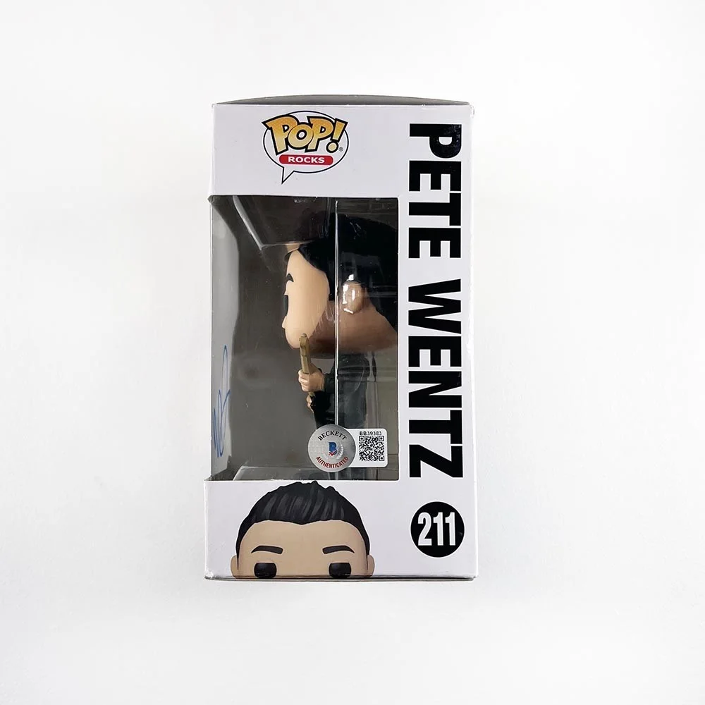 Pete Wentz Fall Out Boy Autographed Signed Funko Pop Certified Authentic BAS COA, image 4