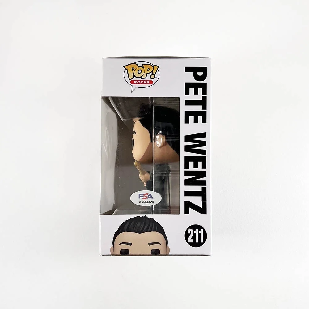 Pete Wentz Fall Out Boy Autographed Signed Funko Pop Authentic PSA/DNA COA, image 2