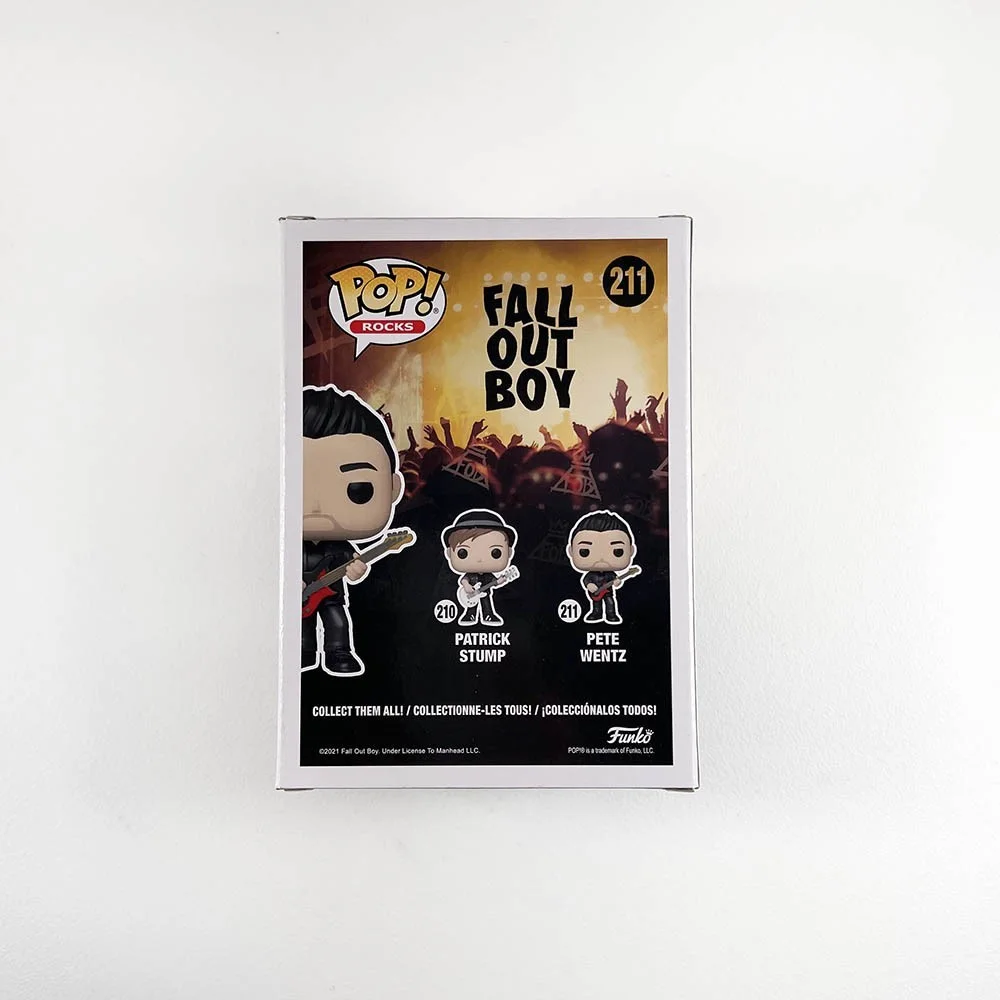 Pete Wentz Fall Out Boy Autographed Signed Funko Pop Authentic PSA/DNA COA, image 3