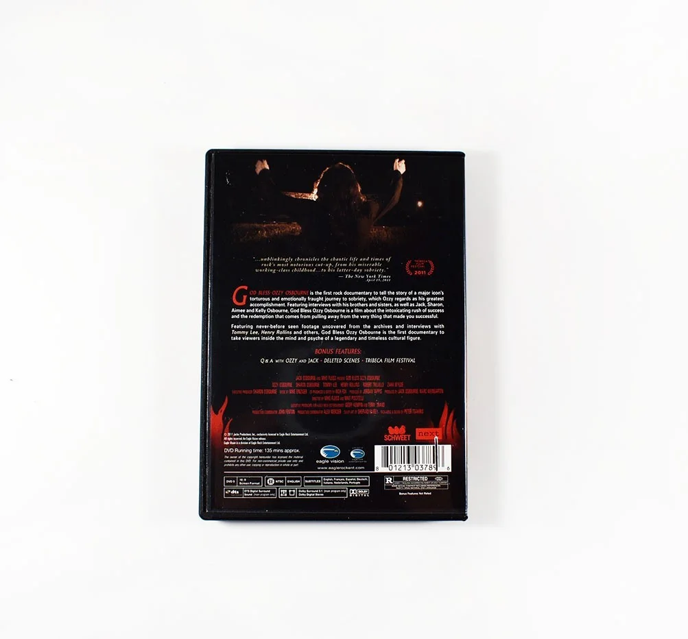 Ozzy Osbourne God Bless Ozzy Autographed Signed DVD Certified PSA/DNA COA, изображение 3