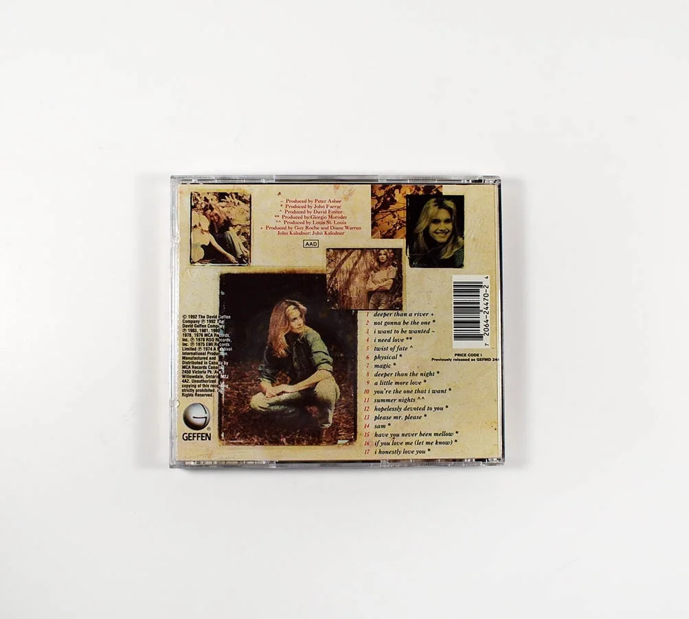 Olivia Newton John Autographed Signed CD Certified Authentic JSA COA, image 3