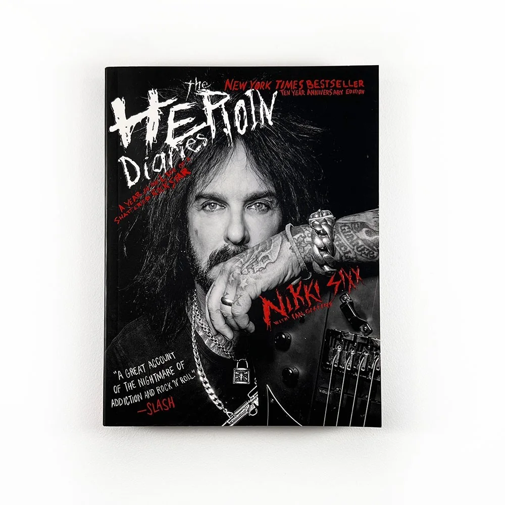 Nikki Sixx Motley Crue Heroin Diaries Book Autographed Signed Authentic BAS COA, изображение 2