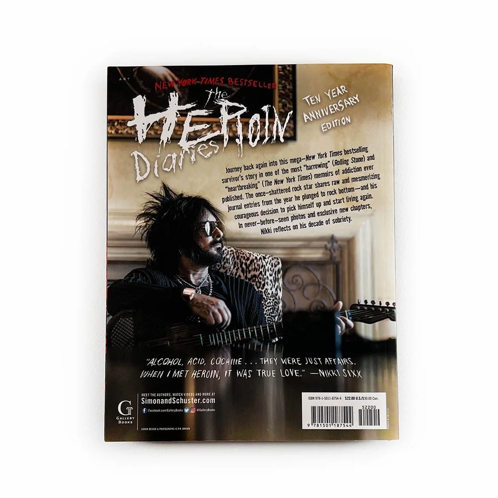 Nikki Sixx Motley Crue Heroin Diaries Book Autographed Signed Authentic BAS COA, изображение 3