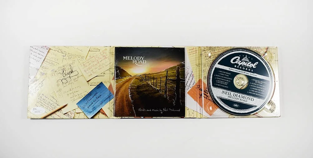 Neil Diamond Melody Road Autographed Signed CD Certified Authentic JSA COA, image 2