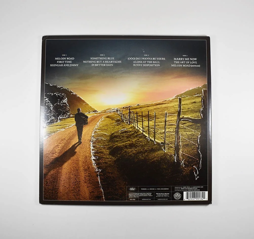 Neil Diamond Melody Road Autographed Signed Album LP Record Beckett BAS COA, изображение 2