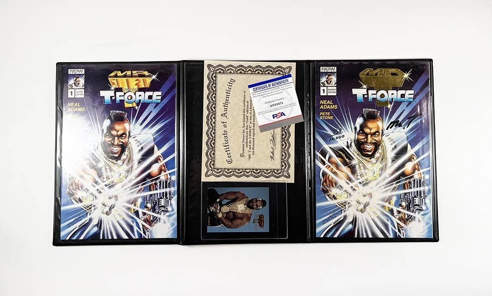 Mr t — Mr. T T-Force A-Team Comic Book Set Autographed Signed 8x10 Photo PSA/DNA COA, изображение 2
