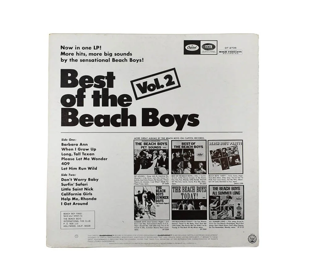 Mike Love Beach Boys Autographed Signed Album LP Record Authentic PSA/DNA COA, image 2