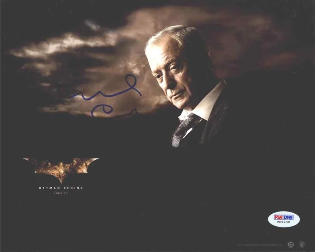 Michael Caine — Michael Caine Dark Knight Batman Autographed Signed 8x10 Photo PSA/DNA COA