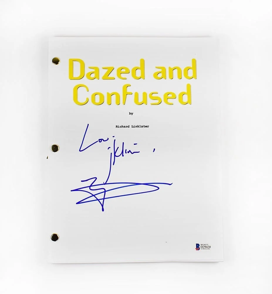 Matthew McConaughey — Matthew McConaughey Dazed Confused Autographed Signed Script Beckett BAS COA