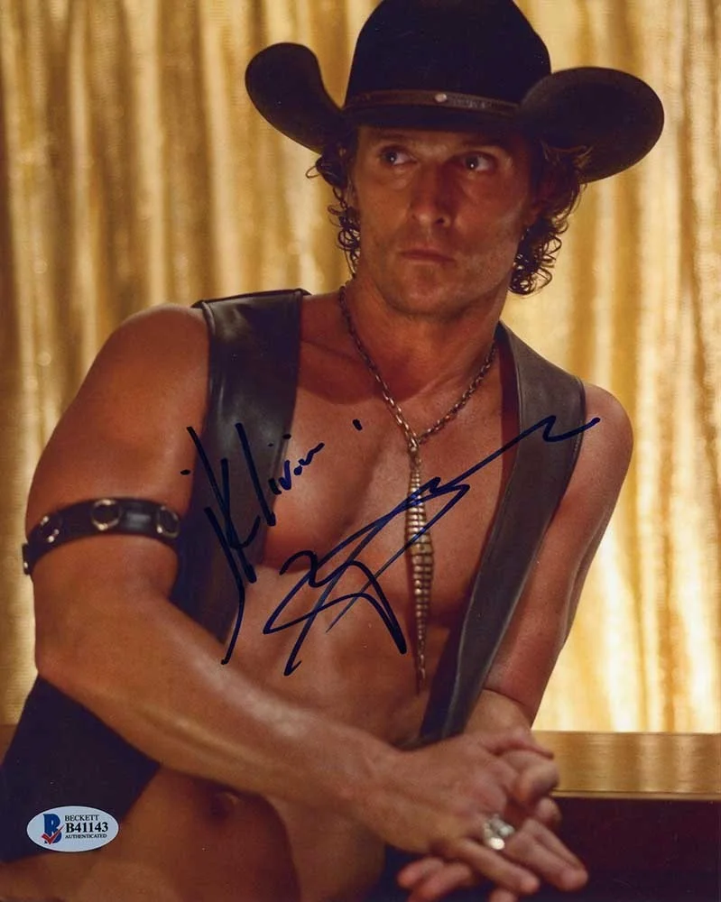 Matthew McConaughey — Matthew McConaughey Magic Mike Autographed Signed 8x10 Photo Beckett BAS COA