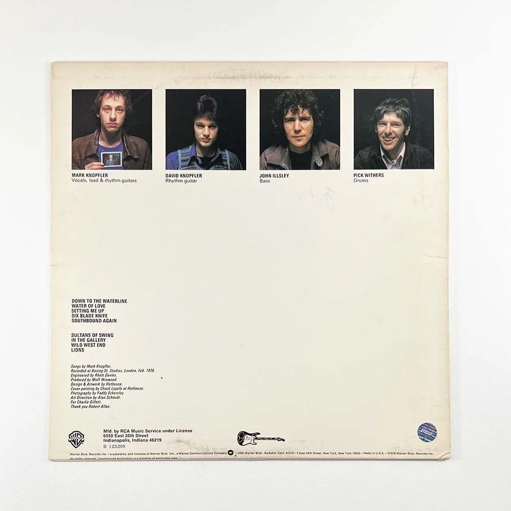 Mark Knopfler Dire Straits Autographed Signed Album LP Record Beckett BAS COA, изображение 2
